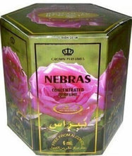 6X PIECES OF Nebras Concentrated Perfumes - Al Rehab Crown Perfumes ( 6ml  x 6 )