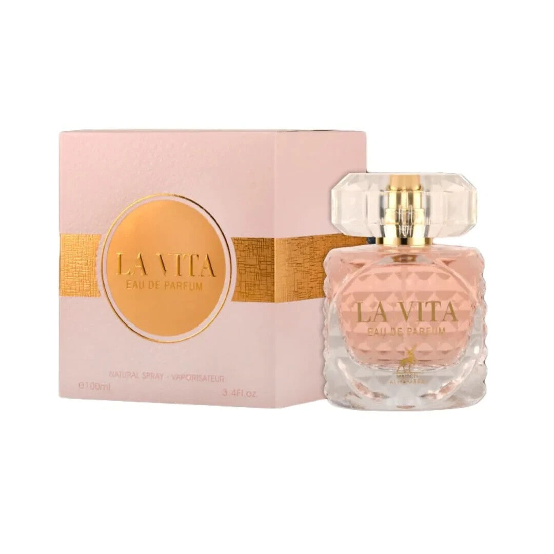 香水(女性用) LA VITA Eau de Parfum 100ml La Vita Eau De Parfum By Maison Alhambra 100ml 3.4 FL OZ – Triple