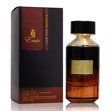 Oud & Vanille Eau De Parfum by Emir Paris Corner 75ml 2.5 FL OZ