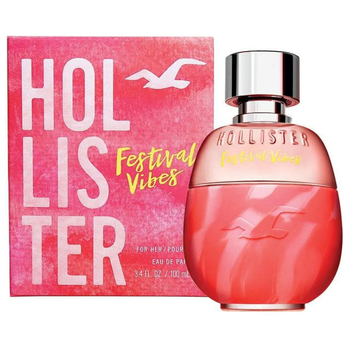 Hollister Festival Vibes for Women Eau De Parfum Spray 100ml/3.4oz