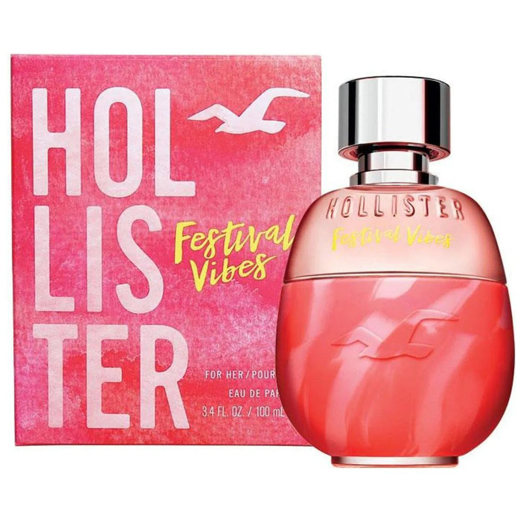 Hollister Festival Vibes for Women Eau De Parfum Spray 100ml/3.4oz