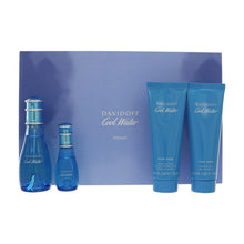 Davodoff Cool Water for Women 4 piece EDT Gift Set (1.6oz EDT, 0.5oz EDT, 2.5oz shower gel, 2.5oz lotion)