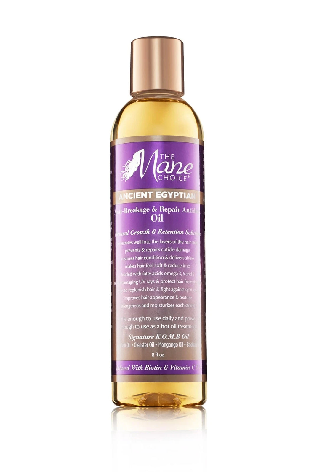 The Mane Choice Ancient Egyptian Anti-Breakage Hair Oil, 8 oz, Lightweight