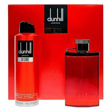 Dunhill Desire Red for Men 2 piece Gift Set (3.4oz EDT and 6oz body spray)