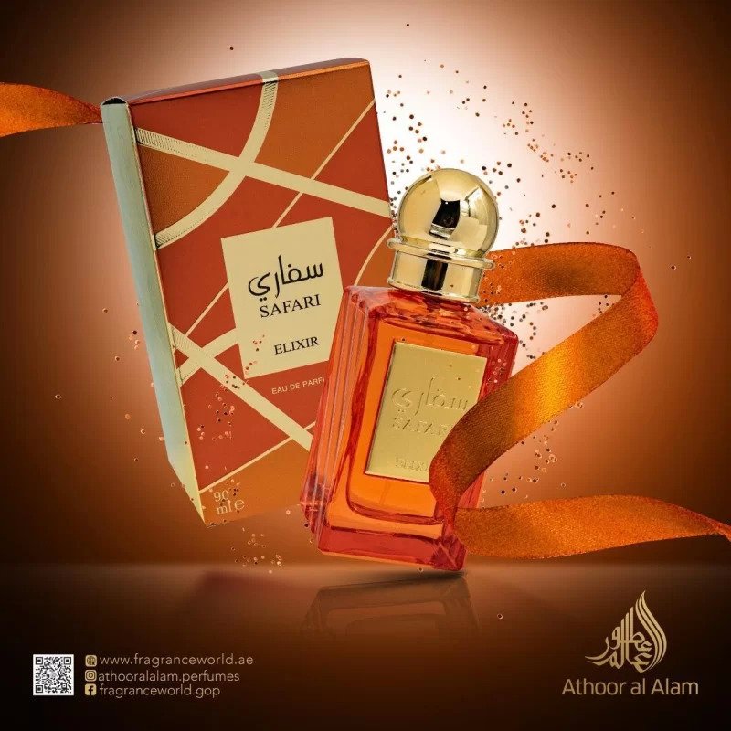 Safari Elixir Eau De Parfum by Athoor Al Alam (Fragrance World) 90ml 3 ...
