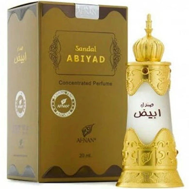 Sandal Abiyad  Concentrated Perfume Oil By Afnan 20ml