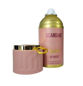 Scandant By Night Belle Celine Women Concentrated Perfumed Spray By Fragrance World 250ml 8.5 fl. oz.