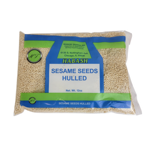 Sesame Seeds Hulled Net Weight 12 oz By Habash