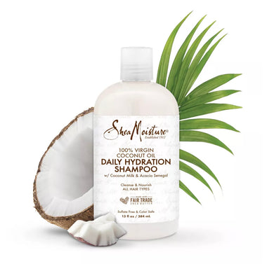 100% Virgin Coconut Oil Daily Hydration Shampoo By Shea Moisture 13 fl oz 384 ml