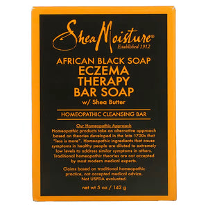African Black Soap Eczema Bar With Shea Butter By Shea Moisture 5oz 142g