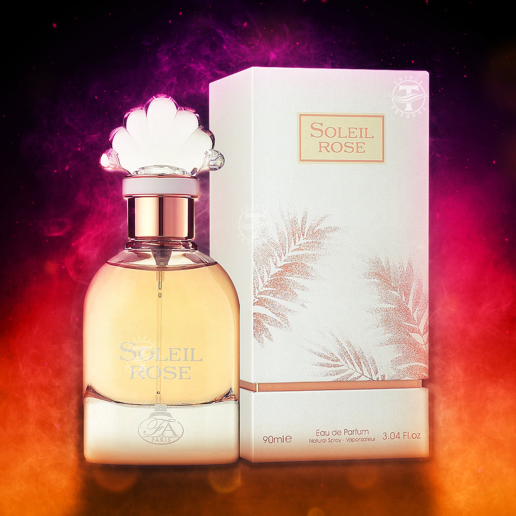 Soleil Rose Eau De Parfum By FA PARIS Fragrance World 90ml 3.04 FL OZ