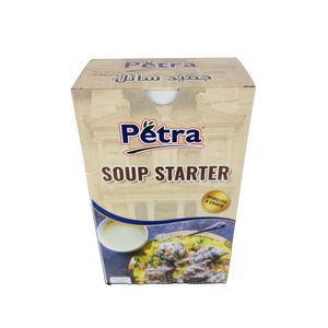 Petra Soup Starter Sterilized & Cooked Net wt. 2x500 gm 2x1.1 pound Made In Jordan