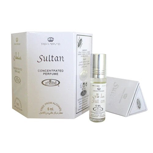 Sultan 6ml  Roll-On Perfume Oil By Al-Rehab Crown Perfumes (Box Of 6)