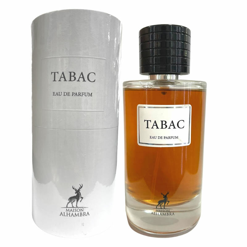 tobacco maison alhambra Touch for men 2.7 OZ./80 ml EDP $85 Dm/Call/WhatsApp: (246) 250-9035 This scent opens with rich tobacco and warm spices, creating an inviting and bold introduction. The heart of Tobacco Touch Alhambra is a must Tabac Eau De Parfum By