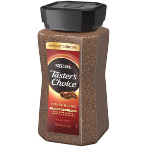Nescafe Tasters Choice Instant Coffee - House Blend - 14oz (397g) Makes up to 210 Cups!