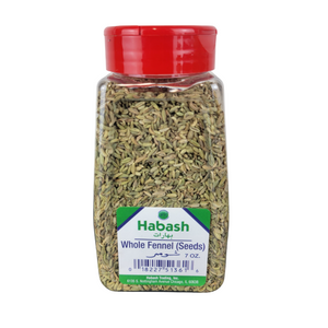 Whole Fennel Seeds 7oz By Habash Imported Spices