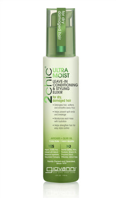 GIOVANNI 2chic Ultra-Moist Super Potion - Anti Frizz Binding Serum, Prevents Split Ends 2.75 FL OZ (81ML)