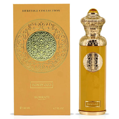 Honey Oud Eau De Parfum By Surrati 140ml 4.7 FL OZ Heritage Collection