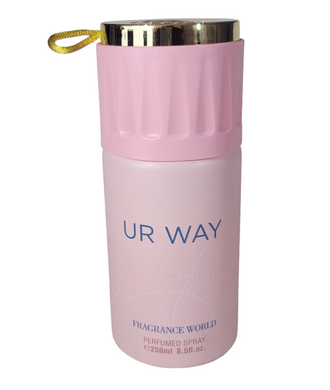 Ur Way Concentrated Perfumed Spray By Fragrance World 250ml 8.5 fl. oz.