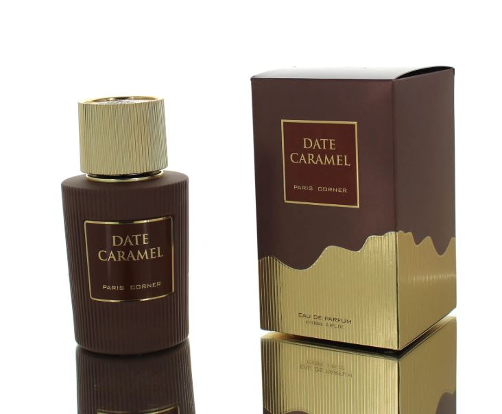 Date Caramel Eau De Parfum By Paris Corner 100ml 3.4 FL OZ