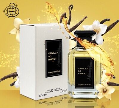 Vanilla So Sweet Eau De Parfum By Fragrance World 100ml 3.4 FL OZ