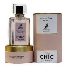 Velvet Pink Secret CHIC Eau De Parfum By Maison Alhambra 100ml 3.4 FL OZ