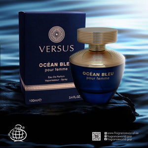 Versus Ocean Bleu Pour Femme Eau De Parfum by Fragrance World 100ml 3.4 FL OZ