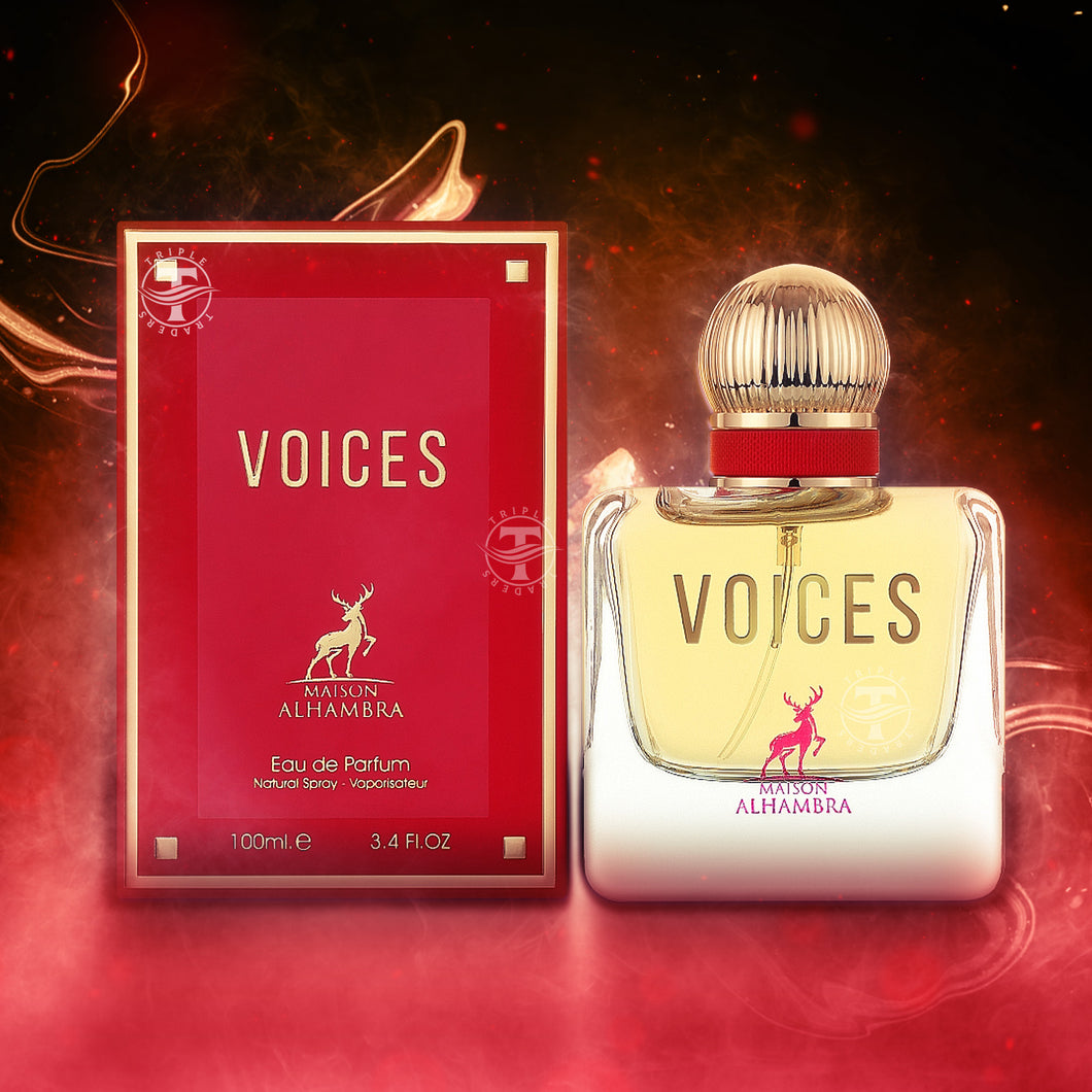 Voices Eau De Parfum By Maison Alhambra 100ml 3.4 FL OZ