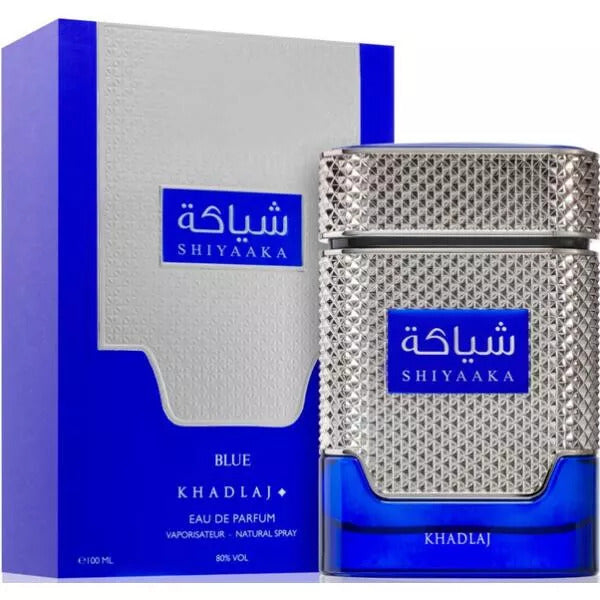 Shiyaaka Blue Eau De Parfum By Khadlaj 100ml 3.4 fl oz