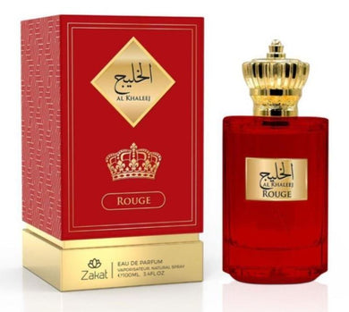 Al Khaleej Rouge Eau De Parfum By Zakat Zoghbi Parfums 100ml 3.4 FL OZ