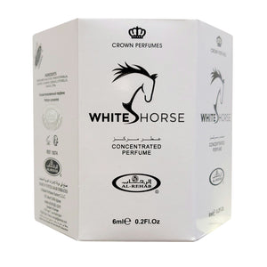 White Horse 6ml  Roll-On Perfume Oil By Al-Rehab Crown Perfumes (Box Of 6)