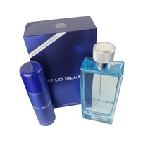 Wild Blues Eau De Parfum 115ml 3.9 FL OZ + FREE Deo Spray! By Fragrance World