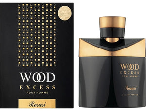Wood Excess Pour Homme Eau De Parfum by Rasasi 100ml 3.3 FL OZ