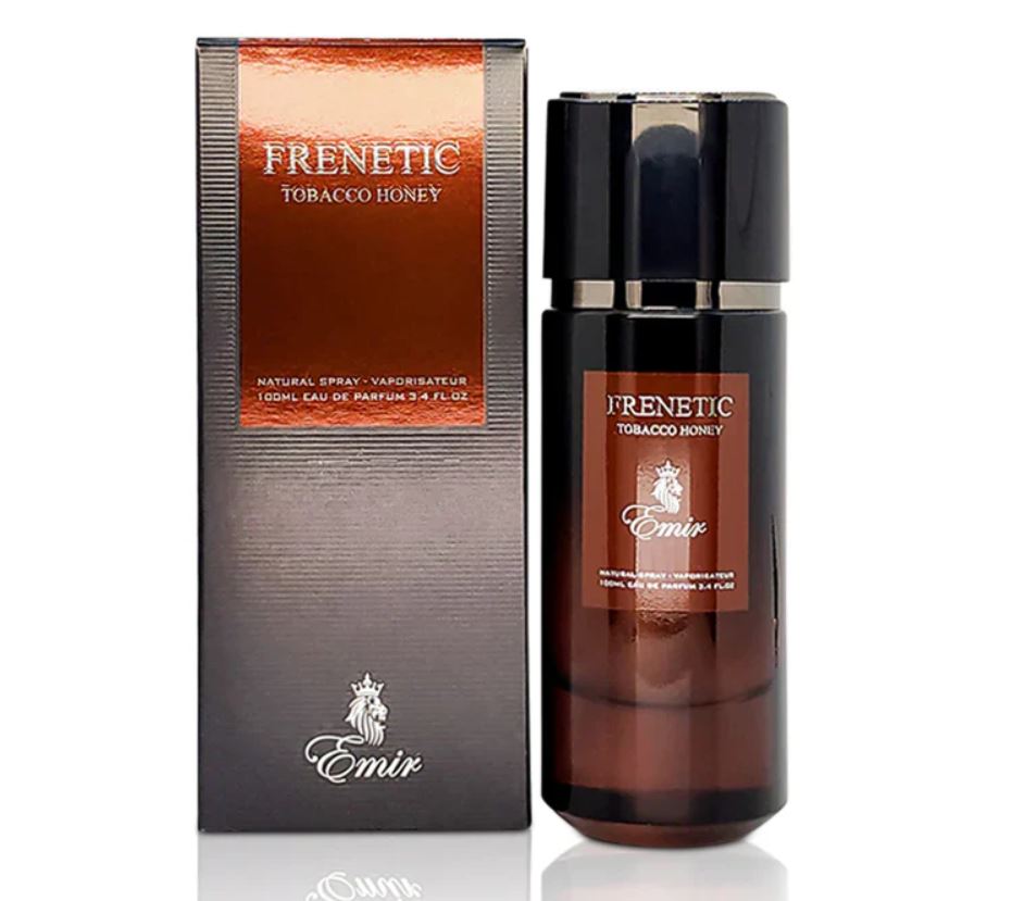 Frenetic Tobacco Honey Eau De Parfum by Emir Paris Corner 80ml 2.7 FL OZ