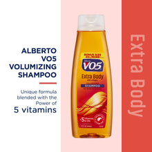 Extra  Body With Collagen Volumizing Shampoo For Body & Bounce +5 Vitamins &  Oils 15 fl oz By Alberto Vo5