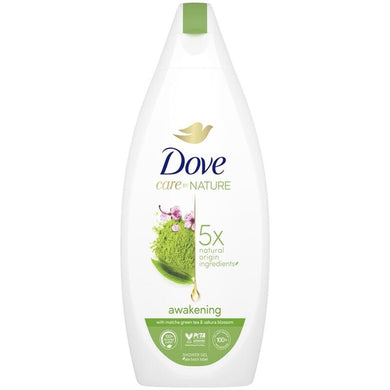 Dove Care By Nature Awakening Shower Gel, Clean, Soften, Hydrate Skin, Plant-Based Moisturizers (600ml)