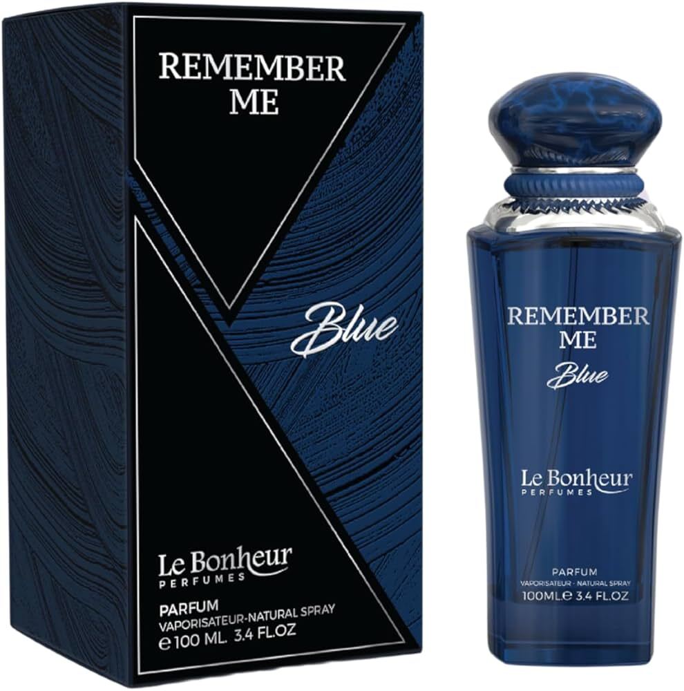 Remember Me Blue Eau De Parfum By Le Bonheur Perfumes 100ml 3.4 FL OZ