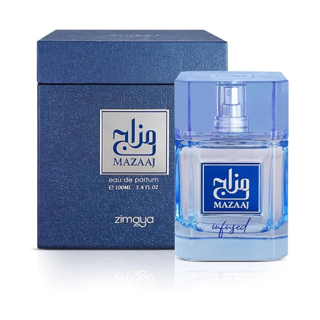 Mazaaj Blue Eau De Parfum By Zimaya (Afnan) 100ml 3.4 FL OZ