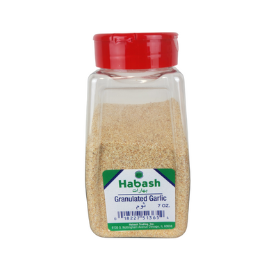 Granulated Garlic 7oz By Habash Imported Spices