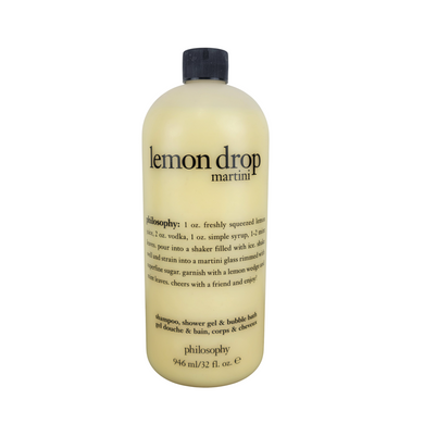 Philosophy Lemon Drop Martini Shampoo, Bath & Shower Gel 946 ml 32 fl oz