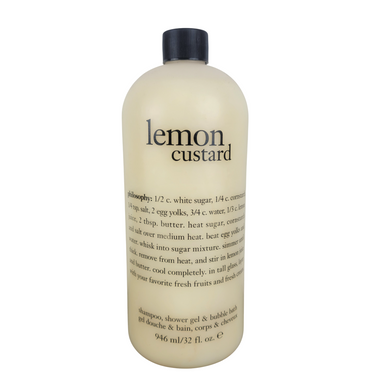 Philosophy Lemon Custard Shampoo, Bath & Shower Gel 946 ml 32 fl oz