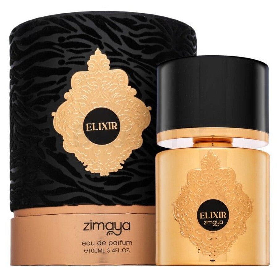 Elixir Gold Black Eau De Parfum By Zimaya (Afnan) 100ml 3.4 FL OZ ...