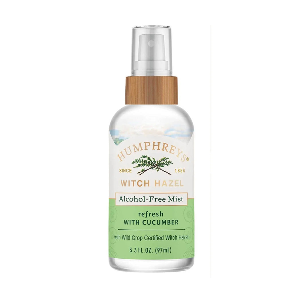 Humphreys Witch Hazel Alcohol-Free Mist With Cucumber 3.3 FL OZ 97ml