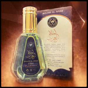 Ahlam AL Arab Eau De Parfum Natural Spray by Ard Al Zaafaran Made in UAE 50ml 1.7 FL OZ