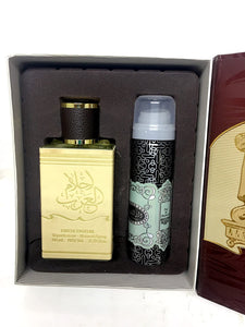 Ahlam al Arab Spicy Woody Musky Eau de Perfume 80ml with Deodrant by Ard Al Zaafaran Perfumes