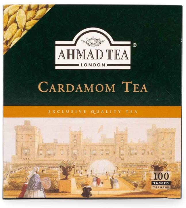 Ahmad Cardamom 100 tagged tea bags (200 Gram) - Exclusive Quality Tea