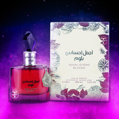 Ajmal Ehsas Bloom Eau De Parfum By Ard Al Zaafaran 100ml 3.4 FL OZ