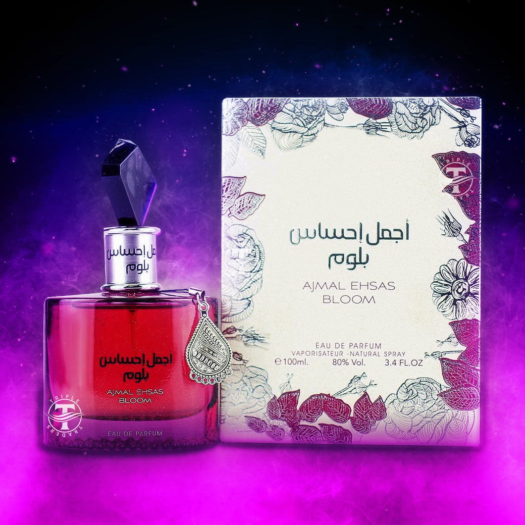 Ajmal Ehsas Bloom Eau De Parfum By Ard Al Zaafaran 100ml 3.4 FL OZ
