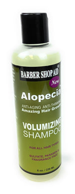 Alopecia Anti-Thinning Hair Growth Volumizing Shampoo (8oz bottle)-Barber Shop Aid