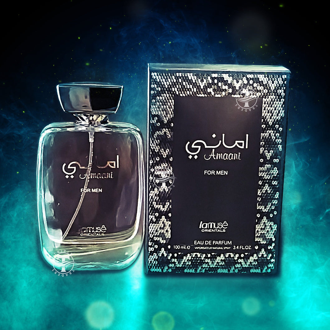 Amaani For Men - LaMuse Orientals - Eau De Parfum By Lattafa 100ml 3.4 FL OZ